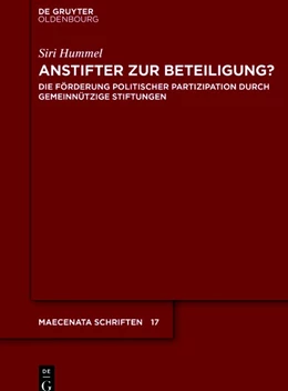 Abbildung von Hummel | Anstifter zur Beteiligung? | 1. Auflage | 2019 | beck-shop.de