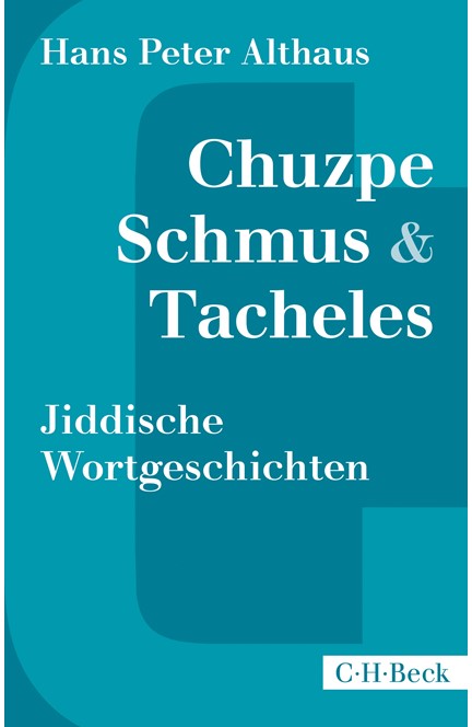 Cover: Hans Peter Althaus, Chuzpe, Schmus & Tacheles
