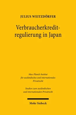 Abbildung von Weitzdörfer | Verbraucherkreditregulierung in Japan | 1. Auflage | 2020 | 435 | beck-shop.de