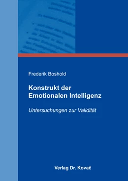 Abbildung von Boshold | Konstrukt der Emotionalen Intelligenz | 1. Auflage | 2020 | 196 | beck-shop.de