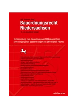Abbildung von Krogmann | Bauordnungsrecht Niedersachsen | 15. Auflage | 2019 | beck-shop.de