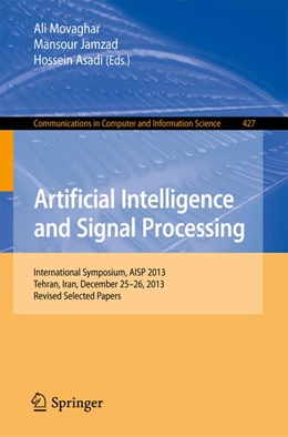 Abbildung von Movaghar / Jamzad | Artificial Intelligence and Signal Processing | 1. Auflage | 2014 | beck-shop.de