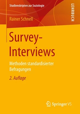 Abbildung von Schnell | Survey-Interviews | 2. Auflage | 2019 | beck-shop.de