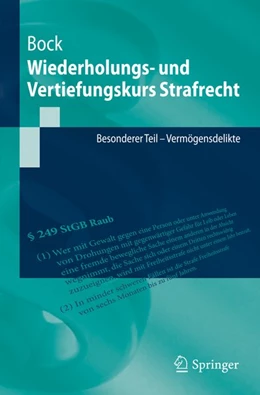 Abbildung von Bock | Wiederholungs- und Vertiefungskurs Strafrecht | 1. Auflage | 2013 | beck-shop.de
