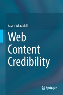 Abbildung von Wierzbicki | Web Content Credibility | 1. Auflage | 2018 | beck-shop.de