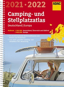 Abbildung von ADAC Camping- und Stellplatzatlas Deutschland/Europa 2021/2022 | 5. Auflage | 2020 | beck-shop.de