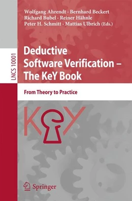 Abbildung von Ahrendt / Beckert | Deductive Software Verification - The KeY Book | 1. Auflage | 2016 | beck-shop.de