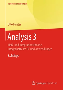 Abbildung von Forster | Analysis 3 | 8. Auflage | 2017 | beck-shop.de