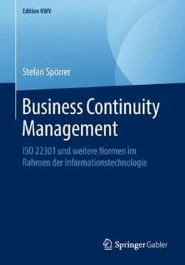 Abbildung von Spörrer | Business Continuity Management | 1. Auflage | 2018 | beck-shop.de