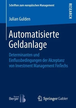 Abbildung von Automatisierte Geldanlage | 1. Auflage | 2018 | beck-shop.de