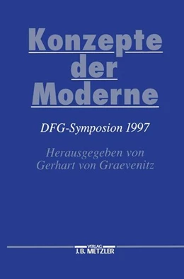 Abbildung von Graevenitz | Konzepte der Moderne | 1. Auflage | 2016 | beck-shop.de