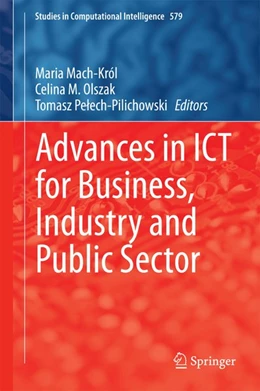 Abbildung von Mach-Król / M. Olszak | Advances in ICT for Business, Industry and Public Sector | 1. Auflage | 2014 | beck-shop.de