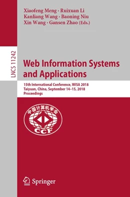 Abbildung von Meng / Li | Web Information Systems and Applications | 1. Auflage | 2018 | beck-shop.de