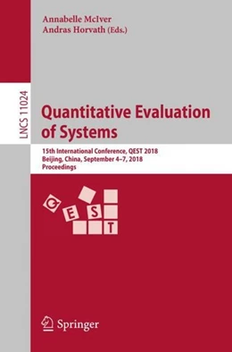 Abbildung von McIver / Horvath | Quantitative Evaluation of Systems | 1. Auflage | 2018 | beck-shop.de
