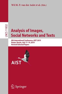 Abbildung von Aalst / Batagelj | Analysis of Images, Social Networks and Texts | 1. Auflage | 2019 | beck-shop.de