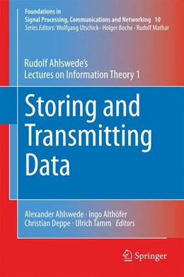 Abbildung von Ahlswede / Althöfer | Storing and Transmitting Data | 1. Auflage | 2014 | beck-shop.de