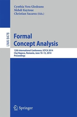 Abbildung von Glodeanu / Kaytoue | Formal Concept Analysis | 1. Auflage | 2014 | beck-shop.de