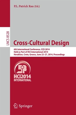 Abbildung von Rau | Cross-Cultural Design | 1. Auflage | 2014 | beck-shop.de