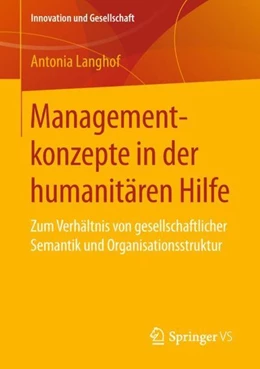 Abbildung von Langhof | Managementkonzepte in der humanitären Hilfe | 1. Auflage | 2018 | beck-shop.de