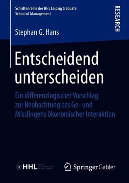 Abbildung von Hans | Entscheidend unterscheiden | 1. Auflage | 2018 | beck-shop.de