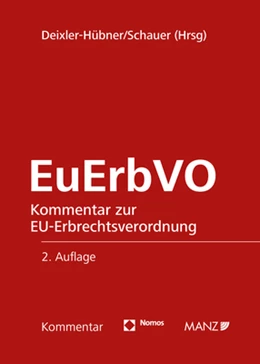 Abbildung von Deixler-Hübner / Schauer (Hrsg.) | EuErbVO | 2. Auflage | 2020 | beck-shop.de