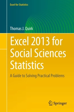 Abbildung von Quirk | Excel 2013 for Social Sciences Statistics | 1. Auflage | 2015 | beck-shop.de