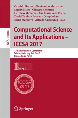 Abbildung von Gervasi / Murgante | Computational Science and Its Applications - ICCSA 2017 | 1. Auflage | 2017 | beck-shop.de