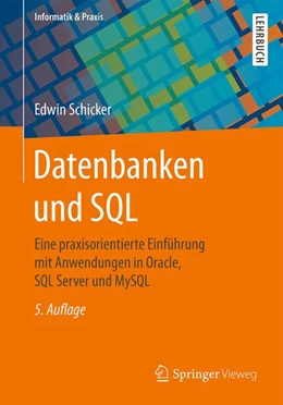 Abbildung von Schicker | Datenbanken und SQL | 5. Auflage | 2017 | beck-shop.de
