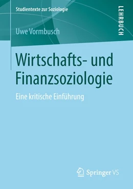Abbildung von Vormbusch | Wirtschafts- und Finanzsoziologie | 1. Auflage | 2018 | beck-shop.de