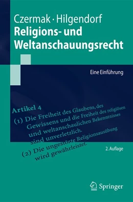 Abbildung von Czermak / Hilgendorf | Religions- und Weltanschauungsrecht | 2. Auflage | 2018 | beck-shop.de
