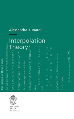 Abbildung von Lunardi | Interpolation Theory | 3. Auflage | 2018 | beck-shop.de