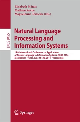 Abbildung von Métais / Roche | Natural Language Processing and Information Systems | 1. Auflage | 2014 | beck-shop.de