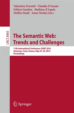 Abbildung von Presutti / D'Amato | The Semantic Web: Trends and Challenges | 1. Auflage | 2014 | beck-shop.de