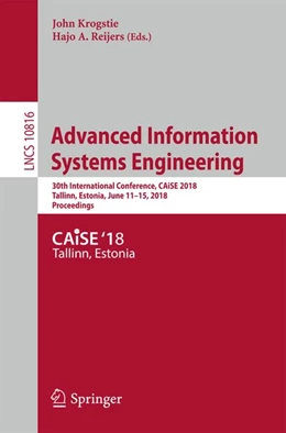Abbildung von Krogstie / Reijers | Advanced Information Systems Engineering | 1. Auflage | 2018 | beck-shop.de