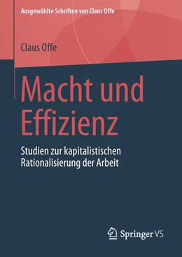 Abbildung von Offe | Macht und Effizienz | 1. Auflage | 2018 | beck-shop.de