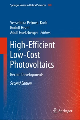 Abbildung von Petrova-Koch / Hezel | High-Efficient Low-Cost Photovoltaics | 2. Auflage | 2019 | beck-shop.de