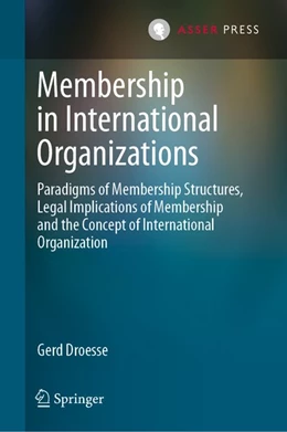 Abbildung von Droesse | Membership in International Organizations | 1. Auflage | 2019 | beck-shop.de