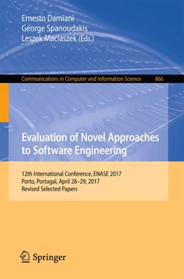 Abbildung von Damiani / Spanoudakis | Evaluation of Novel Approaches to Software Engineering | 1. Auflage | 2018 | beck-shop.de