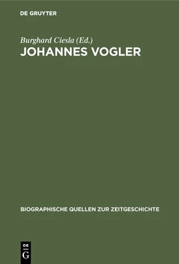 Abbildung von Ciesla | Johannes Vogler | 1. Auflage | 2018 | beck-shop.de