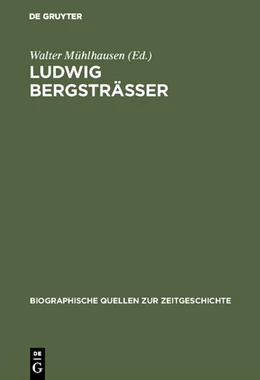 Abbildung von Mühlhausen | Ludwig Bergsträsser | 1. Auflage | 2018 | beck-shop.de