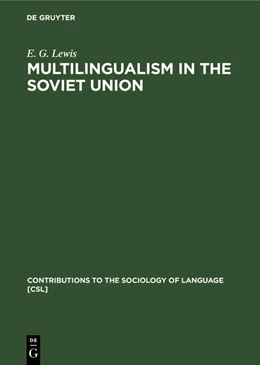 Abbildung von Lewis | Multilingualism in the Soviet Union | 1. Auflage | 2019 | beck-shop.de