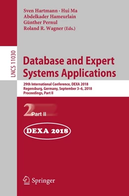 Abbildung von Hartmann / Ma | Database and Expert Systems Applications | 1. Auflage | 2018 | beck-shop.de