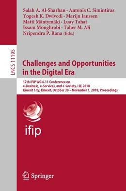 Abbildung von Al-Sharhan / Simintiras | Challenges and Opportunities in the Digital Era | 1. Auflage | 2018 | beck-shop.de