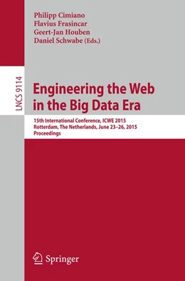 Abbildung von Cimiano / Frasincar | Engineering the Web in the Big Data Era | 1. Auflage | 2015 | beck-shop.de