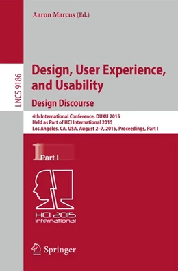 Abbildung von Marcus | Design, User Experience, and Usability: Design Discourse | 1. Auflage | 2015 | beck-shop.de