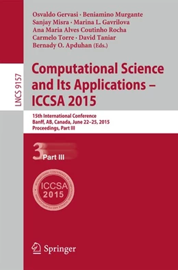 Abbildung von Gervasi / Murgante | Computational Science and Its Applications -- ICCSA 2015 | 1. Auflage | 2015 | beck-shop.de