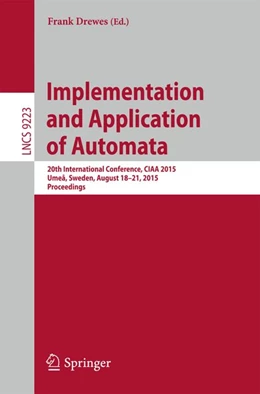 Abbildung von Drewes | Implementation and Application of Automata | 1. Auflage | 2015 | beck-shop.de