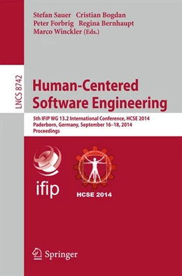 Abbildung von Sauer / Bogdan | Human-Centered Software Engineering | 1. Auflage | 2014 | beck-shop.de