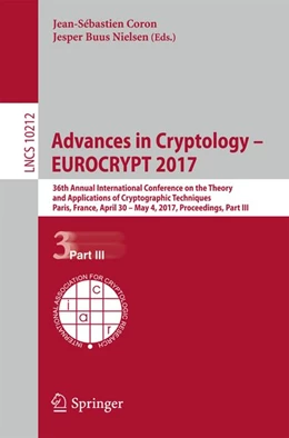 Abbildung von Coron / Nielsen | Advances in Cryptology - EUROCRYPT 2017 | 1. Auflage | 2017 | beck-shop.de