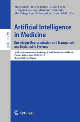 Abbildung von Marcos / Juarez | Artificial Intelligence in Medicine: Knowledge Representation and Transparent and Explainable Systems | 1. Auflage | 2020 | beck-shop.de